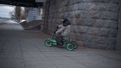 放飛自我的全地形電動輪滑鞋&自行車